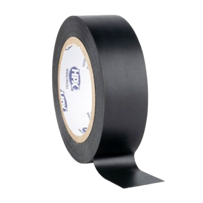 Banda izolatoare PVC neagra 19 mm x 20 m pentru izolatie electrica