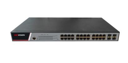 Switch PoE Gigabit cu 24 porturi Hikvision DS-3E2528P, Full Managed
