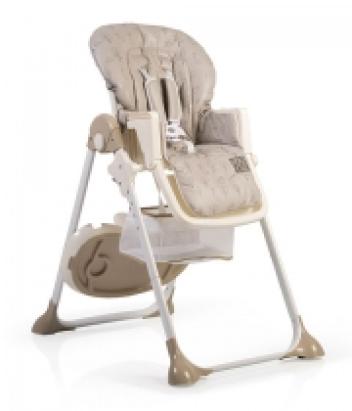 Scaun de masa pentru copii Cangaroo Hunny bej, pliabil si reglabil