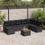 Set de canapele pentru grădină 9 pcs Negru poliratan GartenMobel Dekor