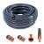 Furtun de gradina, 4 straturi, 1/2", 20 m, cuple, adaptor, duza stropit, Richmann GartenVIP DiyLine