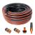 Furtun de gradina, 4 straturi, flexibil, ranforsat, 1/2", 30 m, cuple, adaptor, duza stropit, Richmann Exclusive GartenVIP DiyLine