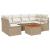 Set de canapele pentru grădină 7 pcs Bej și crem poliratan GartenMobel Dekor