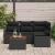 Set de canapele pentru grădină 5 pcs Negru poliratan GartenMobel Dekor