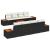 Set de canapele pentru grădină 9 pcs Negru Rattan poli GartenMobel Dekor