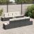 Set de canapele pentru grădină 9 pcs Negru Rattan poli GartenMobel Dekor
