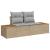 Set de canapele pentru grădină 9 pcs Bej Rattan poli GartenMobel Dekor