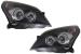 Faruri Opel Astra H 2004-2009 Angel Eyes negre cu reglaj electric