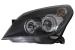 Faruri Opel Astra H 2004-2009 Angel Eyes negre cu reglaj electric