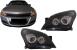 Faruri Opel Astra H 2004-2009 Angel Eyes negre cu reglaj electric