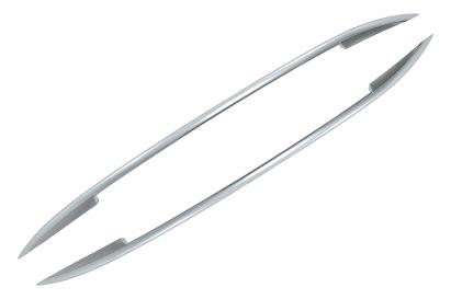 Bare pavilion Porsche Cayenne 2011-2017, aluminiu mat, set 2 buc