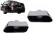 Ornamente evacuare BMW Seria 5 F10 F11 2011-2017 inox Sport Design