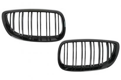 Grile centrale BMW Seria 3 E92 E93 Coupe Cabrio, negru lucios