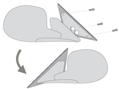 Adaptoare oglinzi Opel Vectra B KITT pentru Sedan, Combi si Hatchback