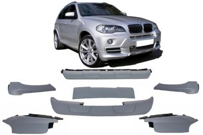 Pachet exterior aerodinamic BMW X5 E70 2007-2011, 13 piese din PP