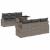 Set de canapele pentru grădină cu pernă 7 pcs Gri Poli Rattan GartenMobel Dekor