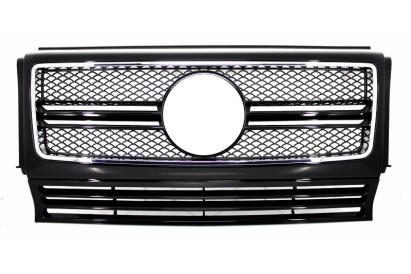 Grilă centrală Mercedes G-Class W463 (1990-2012) G65 Look negru lucios