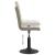 Scaune rotative de bucătărie, 2 buc., gri deschis, catifea GartenMobel Dekor
