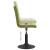 Scaune de bucătărie pivotante, 2 buc., verde deschis, catifea GartenMobel Dekor