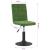 Scaune de bucătărie pivotante, 2 buc., verde închis, catifea GartenMobel Dekor