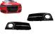 Grile laterale Audi A4 B8 8K 2007-2011 RS4 Design, negru lucios