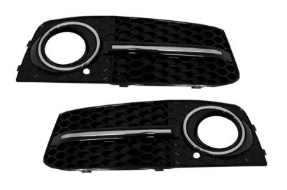 Grile laterale Audi A4 B8 8K 2007-2011 RS4 Design, negru lucios