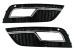 Grile laterale bara fata Audi A4 B8 Facelift 2012-2015 RS4 negru chrome