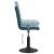 Scaune de bucătărie pivotante, 2 buc., albastru, catifea GartenMobel Dekor