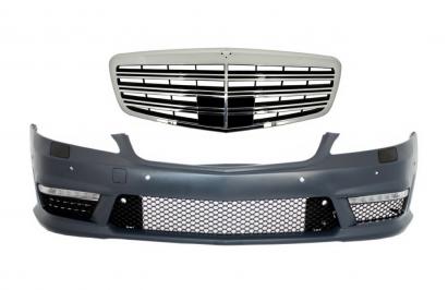 Bara fata Mercedes S-Class W221 2005-2012 cu grila S63 S65 Design