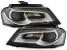 Faruri LED DRL negre pentru Audi A3 8P 8P1 8PA, facelift look