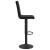 Scaun de bar, negru, catifea GartenMobel Dekor