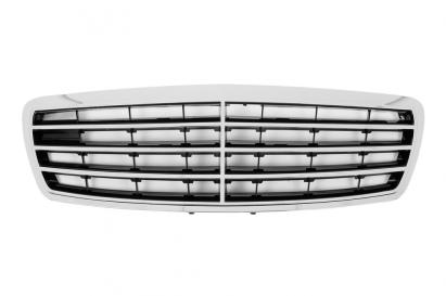 Grilă centrală Mercedes E-Class W211/S211 2002-2006, design CL crom