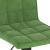 Scaun de bar, verde închis, catifea GartenMobel Dekor