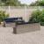 Set de canapele pentru grădină cu pernă 9 pcs Gri poliratan GartenMobel Dekor