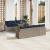 Set de canapele pentru grădină cu pernă 9 pcs Gri poliratan GartenMobel Dekor