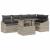 Set de canapele pentru grădină 6 pcs Gri deschis și gri închis GartenMobel Dekor
