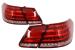 Stopuri LED pentru Mercedes E-Class W212 2009-2013, design facelift rosu clar