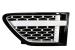 Ansamblu Grila Centrala si Grile Laterale Land Range Rover Sport L320 Facelift (2009-2013) Autobiography Look Negru Argintiu