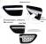 Ansamblu Grila Centrala si Grile Laterale Land Range Rover Sport L320 Facelift (2009-2013) Autobiography Look Negru Argintiu