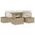 Set de canapele pentru grădină cu pernă 5 pcs Bej poliratan GartenMobel Dekor