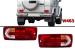 Stopuri Mercedes G-Class W463 rosu clar, design G55 Look, set stanga-dreapta