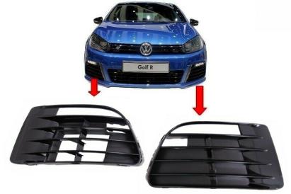Grile laterale VW Golf 6 R20 Design, negru lucios, 2008-2012