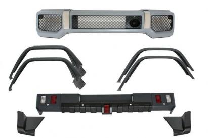 Pachet exterior Mercedes G-Class W463 1989-2018 design G63 cu extensii aripi