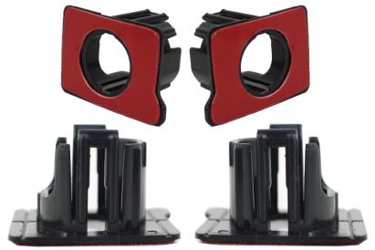 Set 4 suporti senzori de parcare PDC 18 mm pentru bara fata/spate