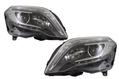 Faruri LED DRL facelift pentru Mercedes GLK X204 2013-2015
