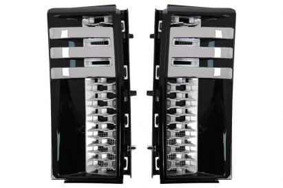 Grile Laterale Land Range Rover Vogue III L322 (2002-2012) Autobiography Side Vents Piano Black Silver Edition