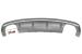 Difuzor bara spate cu evacuare dubla Audi A3 8V Sedan 2012-2015, design S3