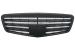 Bara Fata Mercedes S-Class W221 (2005-2012) S63 S65 Design cu Grila Centrala Negru Lucios