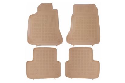 Covorase Presuri Auto Bej din Cauciuc MERCEDES A Classe W176 (2012-2018) GLA X156 (2013-)