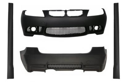 Pachet Exterior BMW Seria 3 E90 (2004-2008) Non LCI M3 Design Bara Spate Fata cu Praguri Laterale